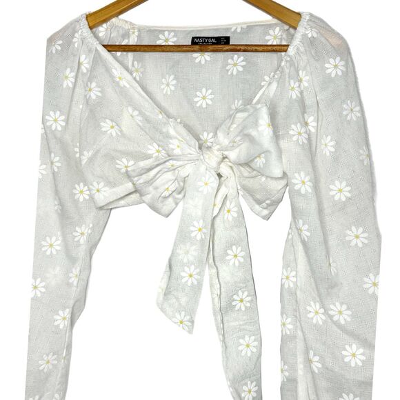 Daisies crop top size XS - 2, Nasty Gal - Picture 2 of 6